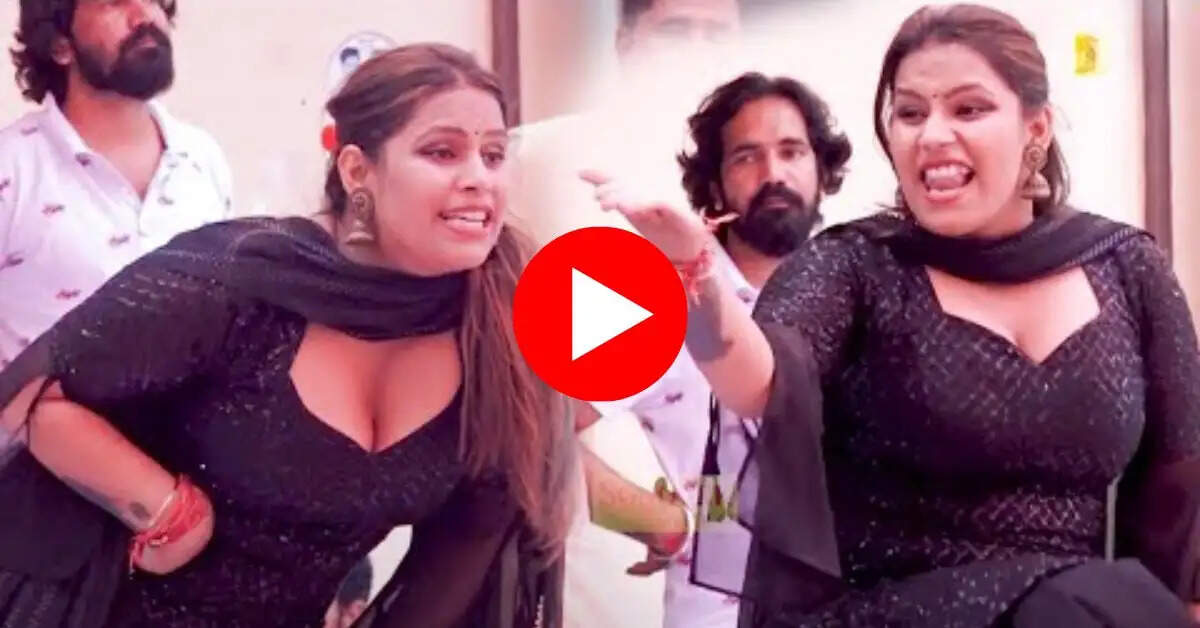 Dolly Sharma ने हरियाणवी गाने पर मारे जोर-जोर के ठुमके, होश खो बैठे लोग