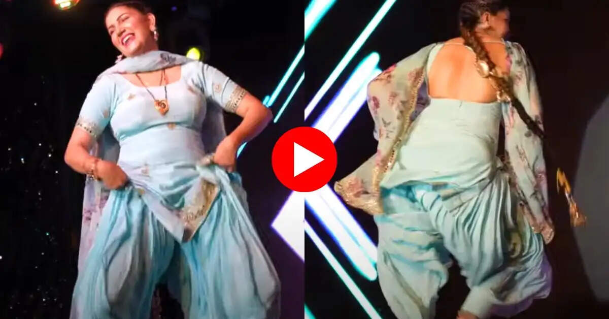 Sapna ka Dance : बलम मनै ले जा पर सपना चौधरी ने वन टू वन हिलाई हैव्वी कमर