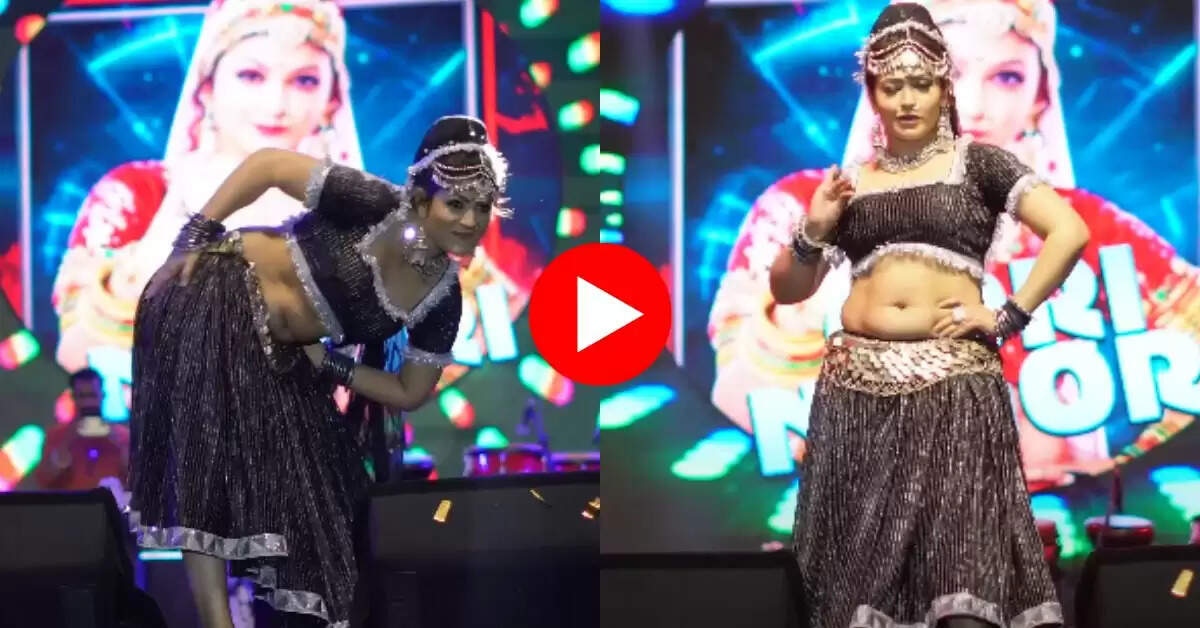 Gori Nagori Dance : गोरी नागोरी ने ढूंगे पे कबूतर गाने पर मचाया धमाल, घाघरा चोली में मारे जोरदार ठुमके