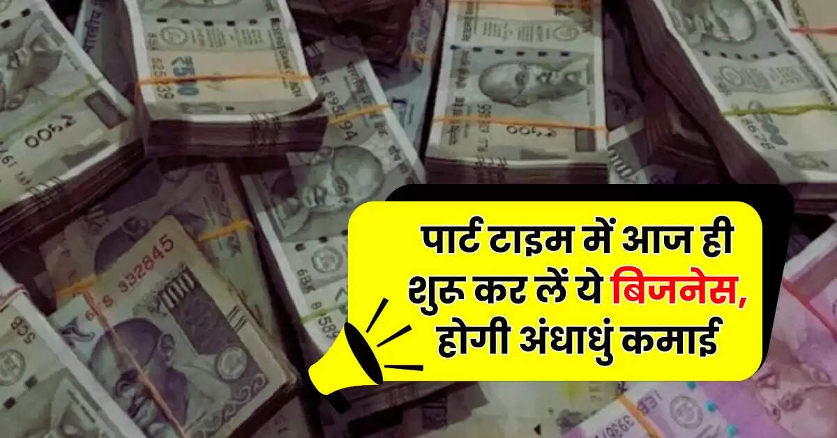 Business Idea: पार्ट टाइम में आज ही शुरू कर लें ये बिजनेस, होगी अंधाधुं कमाई