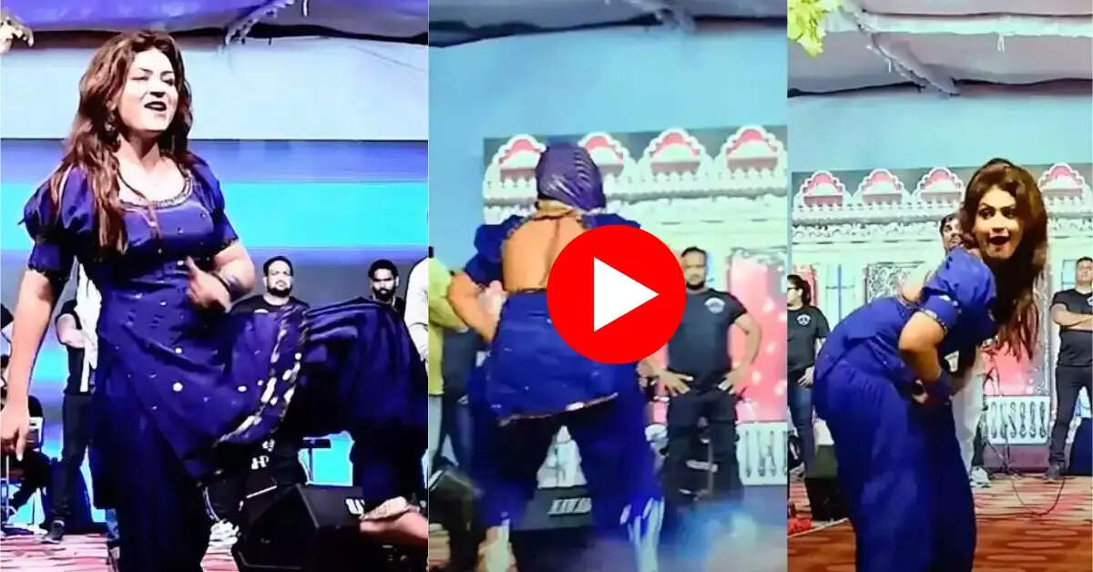 Gori Nagori Dance : भोजपुरी गाने पर गोरी नागोरी ने देसी ठुमकों से हिलाया स्टेज, नैनों के इशारे देख भीड़ हुई बेकाबू