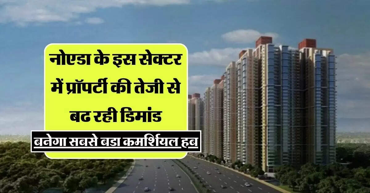 Delhi NCR Property : नोएडा के इस सेक्टर में प्रॉपर्टी की तेजी से बढ रही डिमांड, बन रहा नया कमर्शियल हब
