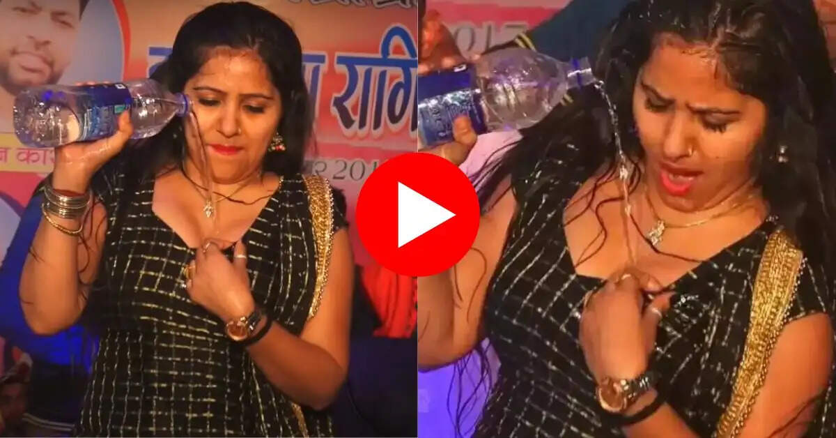 Rachna Tiwari ka Dance : रचना ने कुर्ती में पानी डाल फैंस संग स्टेज पर किया गदर डांस