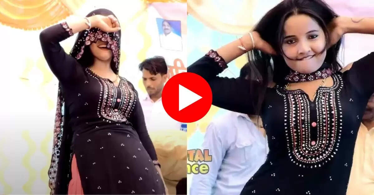 haryanvi Dance Video : घूंघट कर सुनीता बेबी ने स्टेज पर गिराई हुस्न की बिजलियां, लोग हुए दीवाने