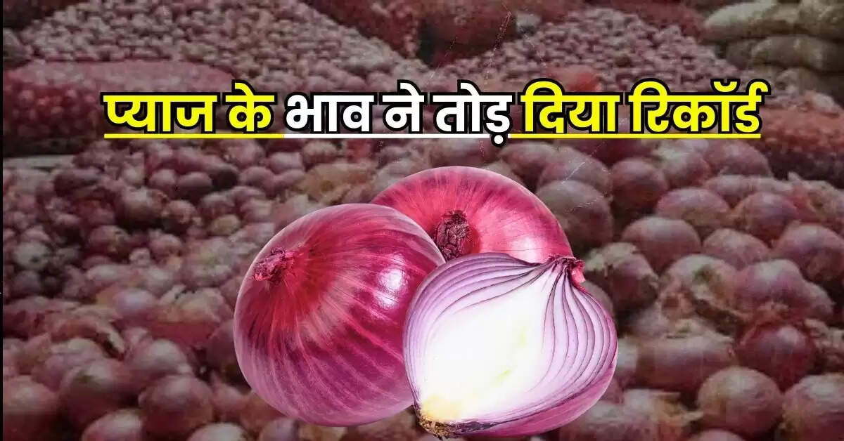 Onion Price : प्याज के भाव ने तोड़ दिया रिकॉर्ड, इतनी रुपये किलो पहुंची कीमत