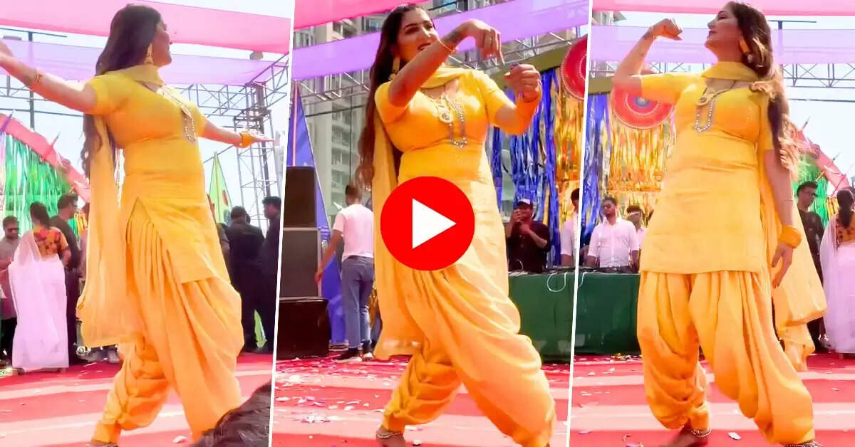 Sapna Chaudhary Dance : पानी पानी गाने पर सपना चौधरी ने डांस से माहौल किया गर्म